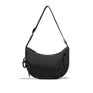 Bolso Cruzado Round Nylon Negro