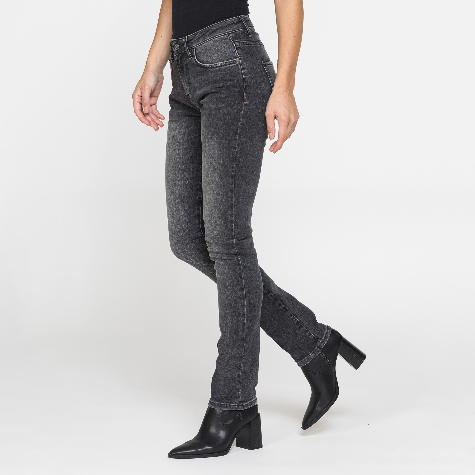 JEANS DONNA CINQUE TASCHE REGULAR FIT IN DENIM STRETCH 12,2oz