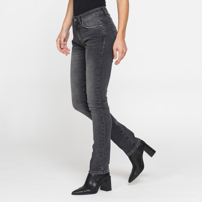 JEANS DONNA CINQUE TASCHE REGULAR FIT IN DENIM STRETCH 12,2oz