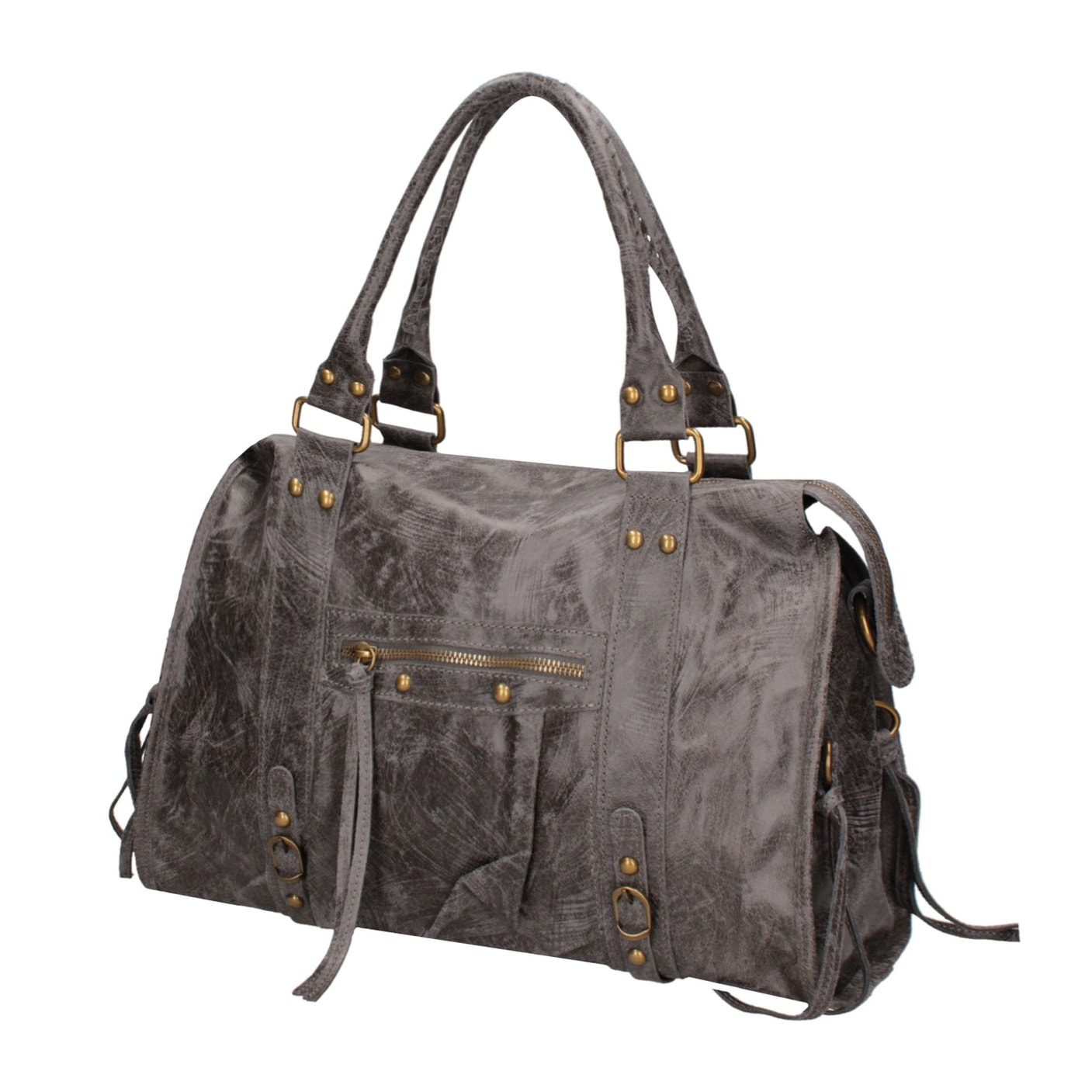 Borsa a spalla da donna - Modello Clara - Vera pelle - 41.0 x 28.0 x 13.0 cm