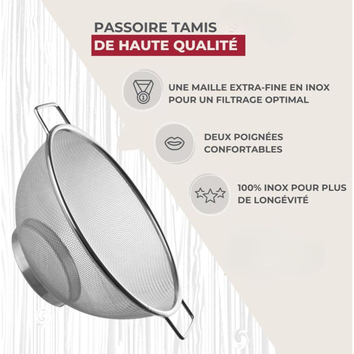 Ensemble de 2 Passoires tamis Fackelmann