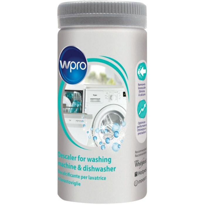 Détartrant WPRO DES103 lave linge / lave vaisselle 250g