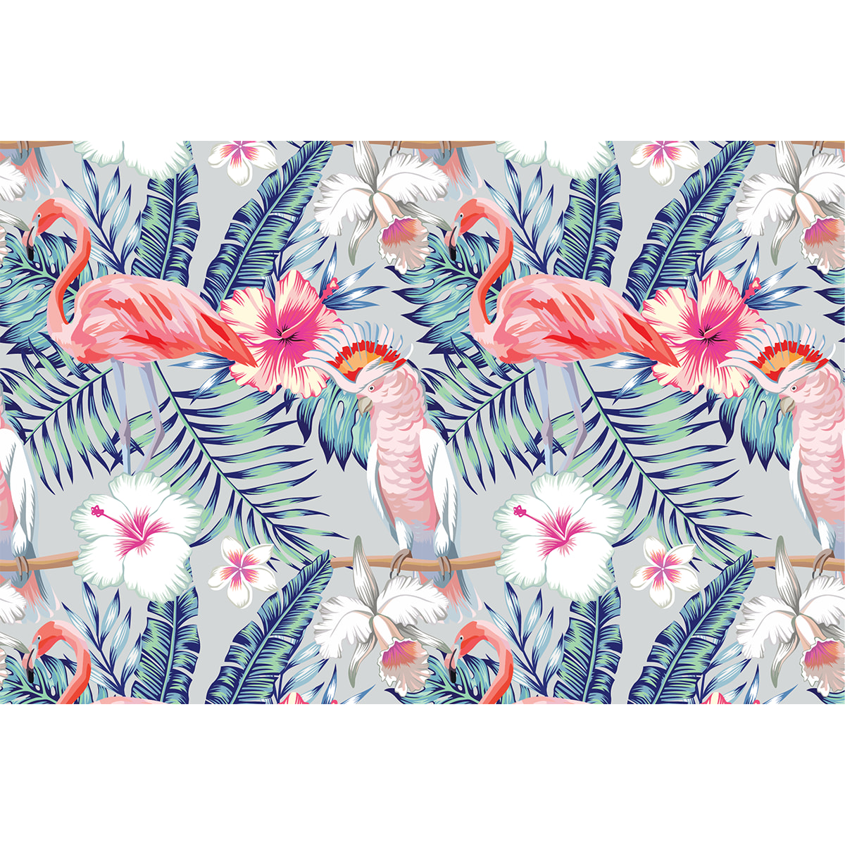 Sticker meuble tropical emerea 40 x 60 cm