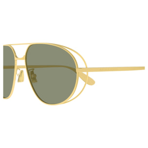 Gafas de Sol Bottega Veneta BV1344S-001 de Metal Unisex 61 mm
