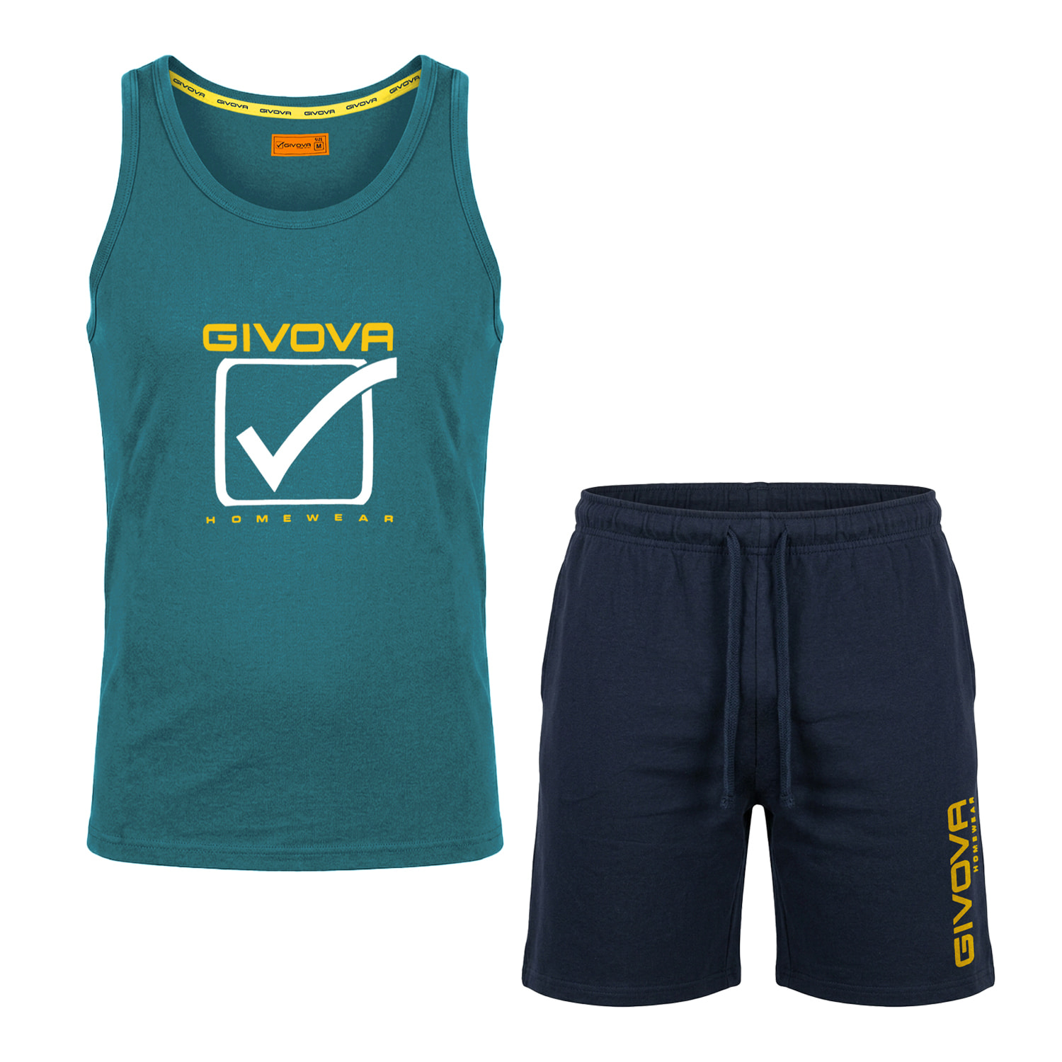 Completo Homewear Uomo Corto GIVOVA Cotone