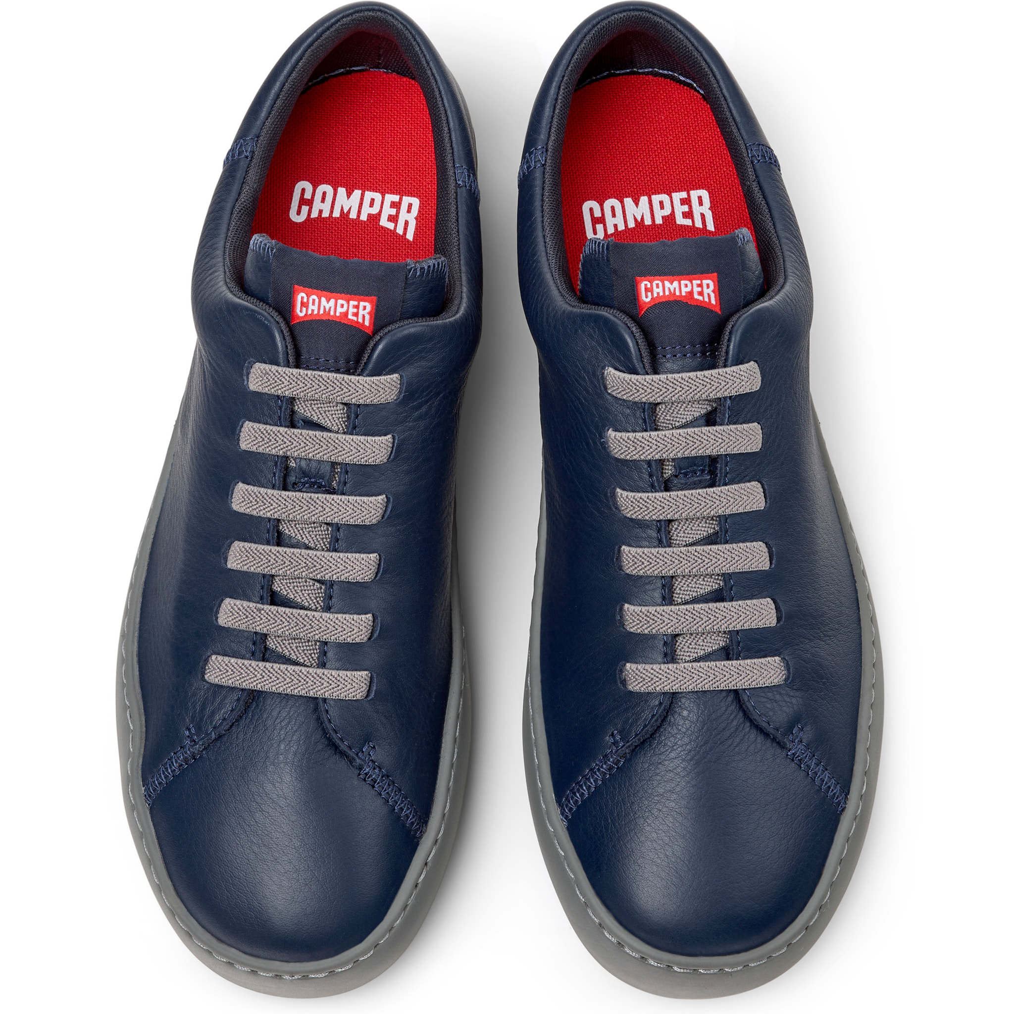 Sneakers - CAMPER Peu Touring - Blu - Pelle liscia