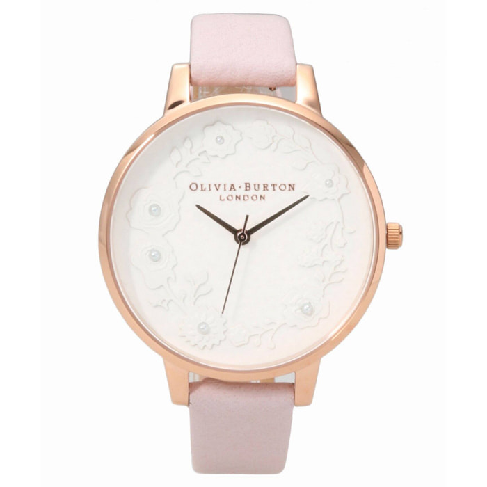 Reloj Olivia Burton OB16AR01 Mujer Analogico Cuarzo con Correa de Piel sintetica