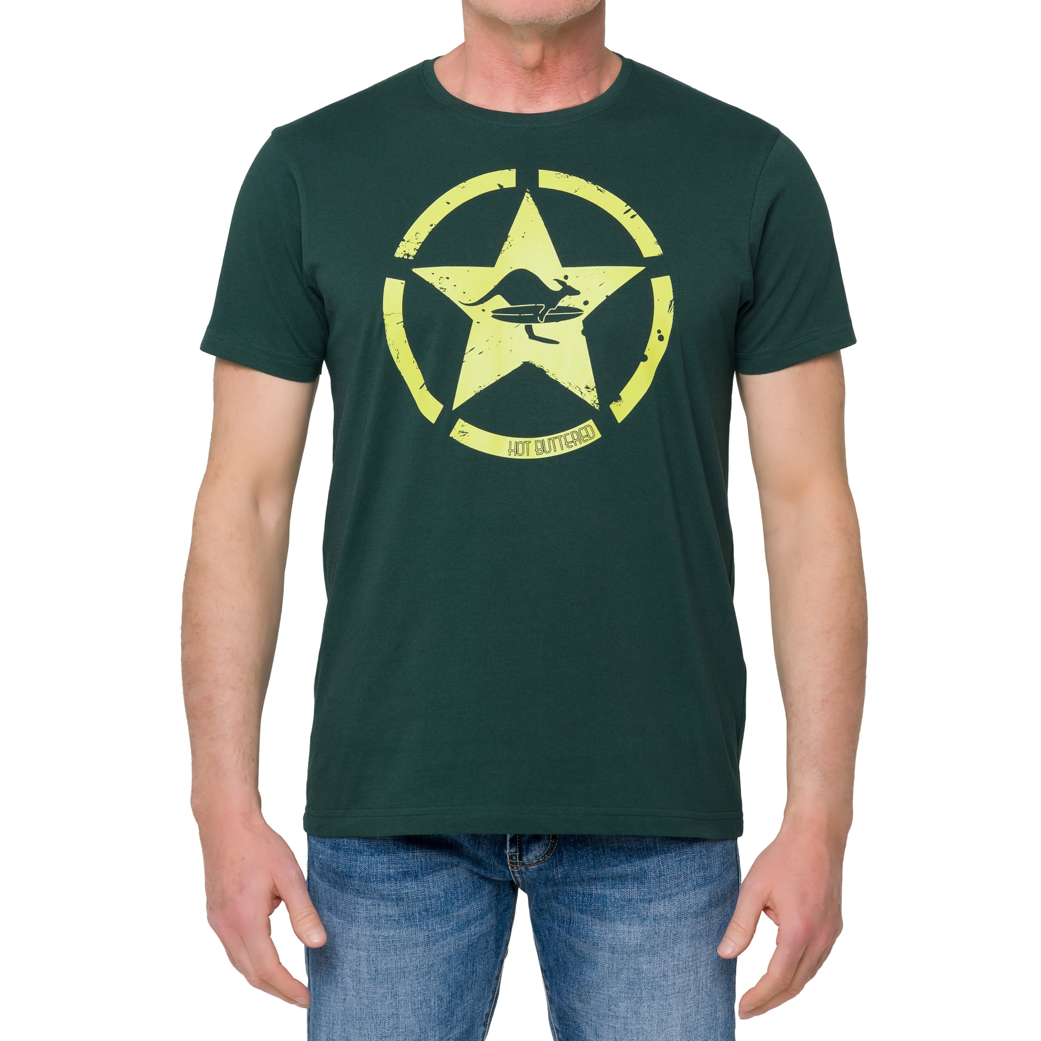 T-shirt GOLDENBREED 100% cotone verde