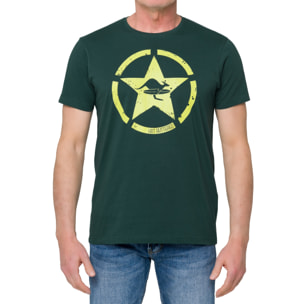T-shirt GOLDENBREED 100% cotone verde