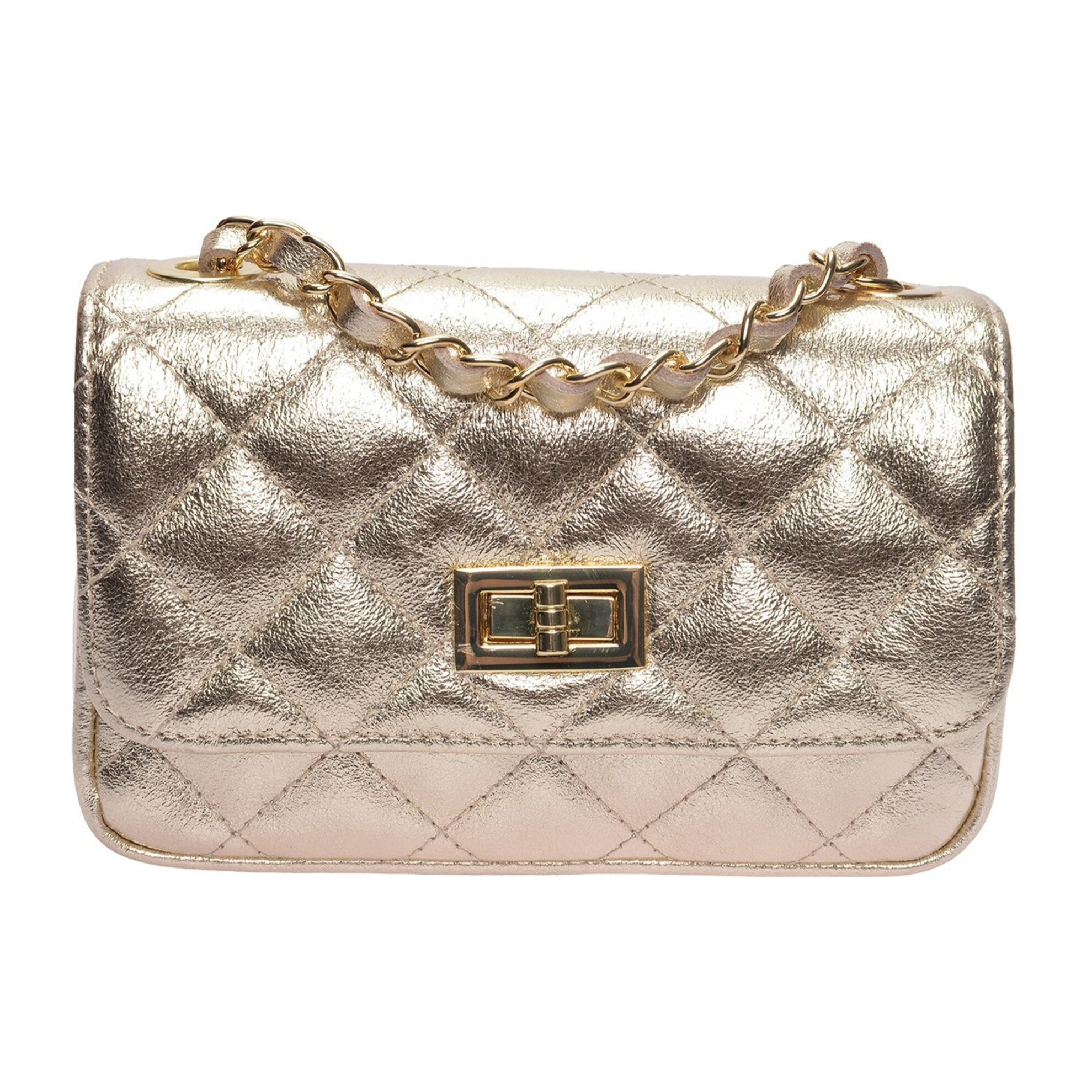 Borsa a spalla Anna Luchini Dorato