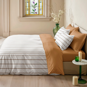 Couverture nordique ocre Laroa