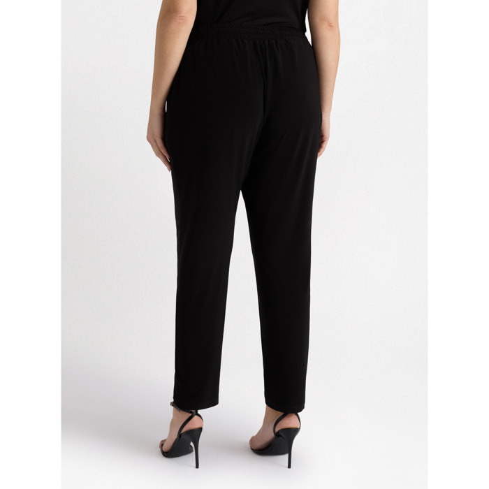 Fiorella Rubino - Pantalones joggers de tejido de punto - Negro