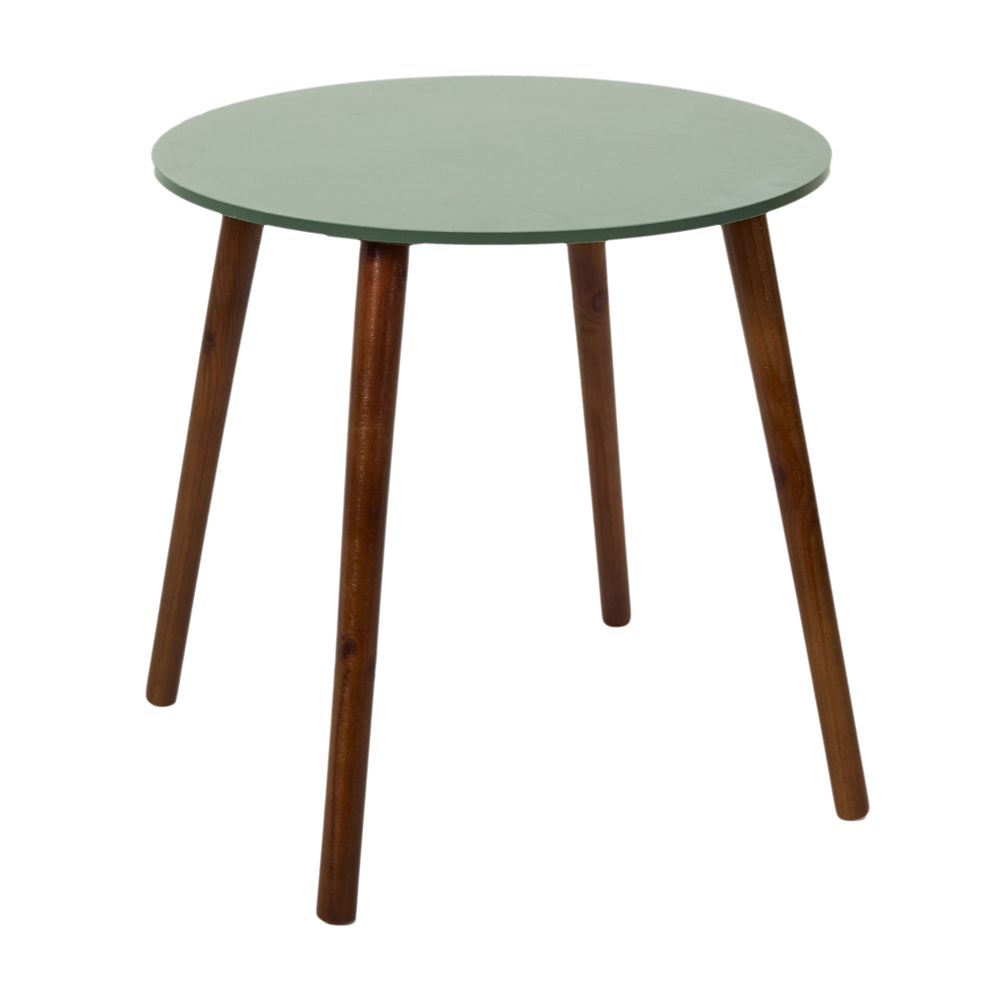 Lot de 2 Tables Gigognes - HOME DECO FACTORY - Bois Foncé - Multicolore