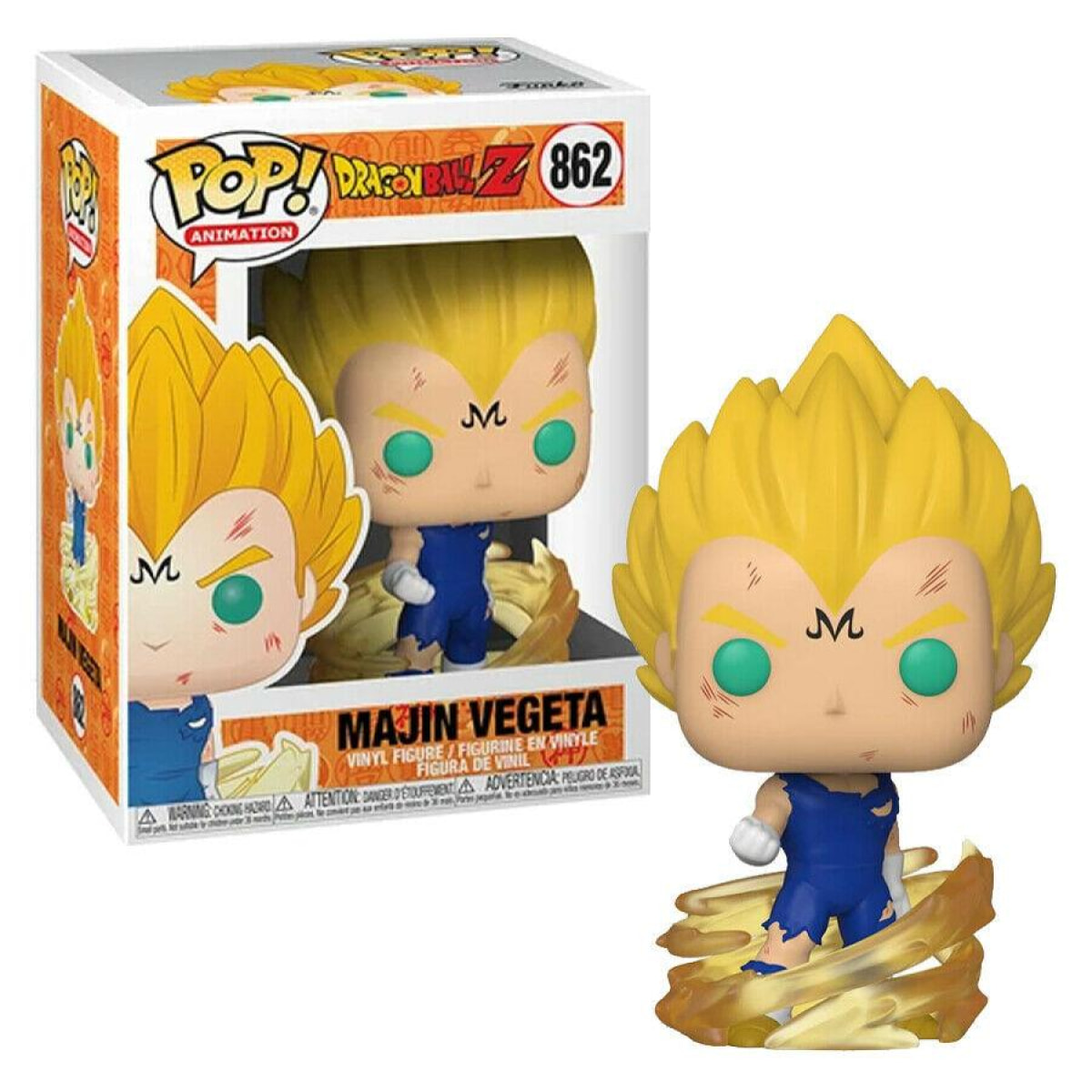 Dragon Ball Z Funko Pop Animazione Vinile Figura Majin Vegeta 9 cm