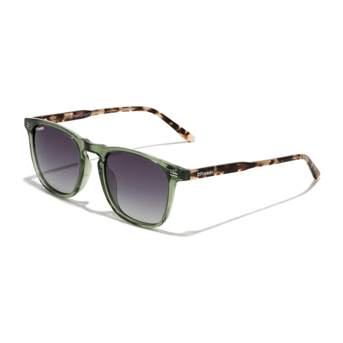 Gafas de Sol Ultra Light SQ Med Crystal Green / Grad Smoke D.Franklin