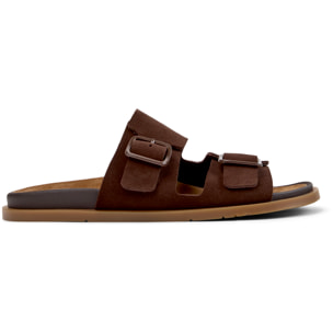 Sandalias - CAMPER Lluc Sandal - Marron - Cuero de gamuza