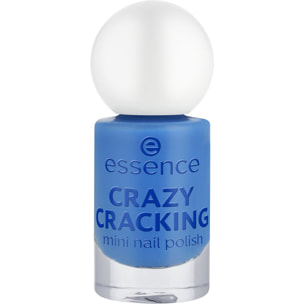 Crazy Cracking - Mini Vernis bleu ciel qui donne à vos ongles un fini craquelé