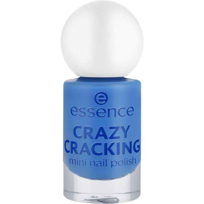 Crazy Cracking - Mini Vernis bleu ciel qui donne à vos ongles un fini craquelé