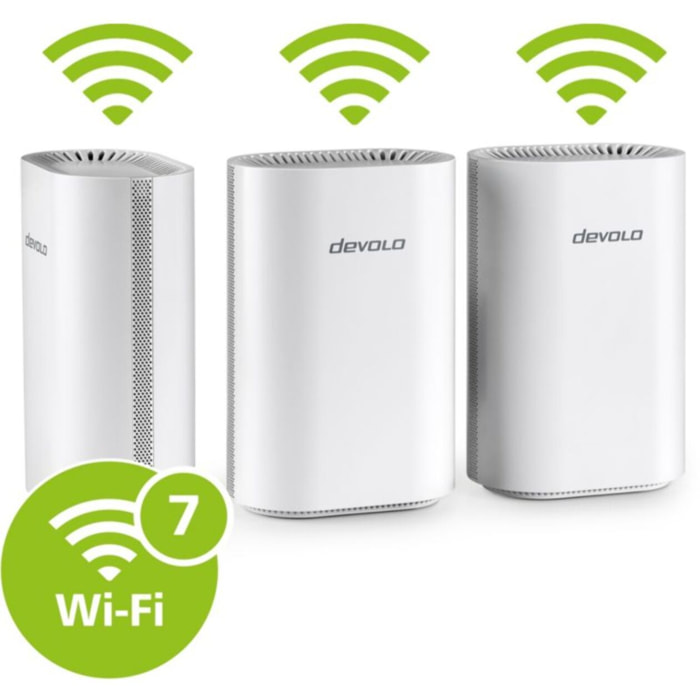 Système Wifi Mesh DEVOLO WiFi 7 MESH BE6500 3-pack