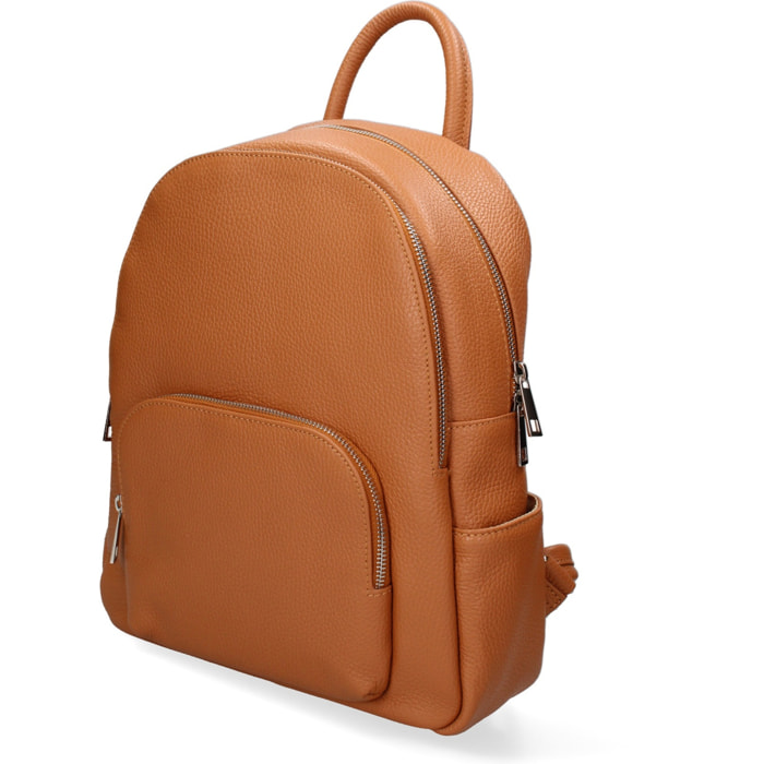 Zaino da donna Made in Italy - Modello Iride Ultra - 100% pelle - 27.0 x 32.0 x 12.0 cm