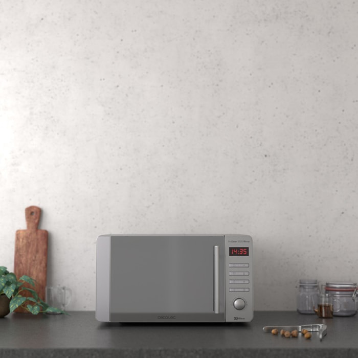 Cecotec Micro-ondes de 20 L ProClean 5020 Mirror