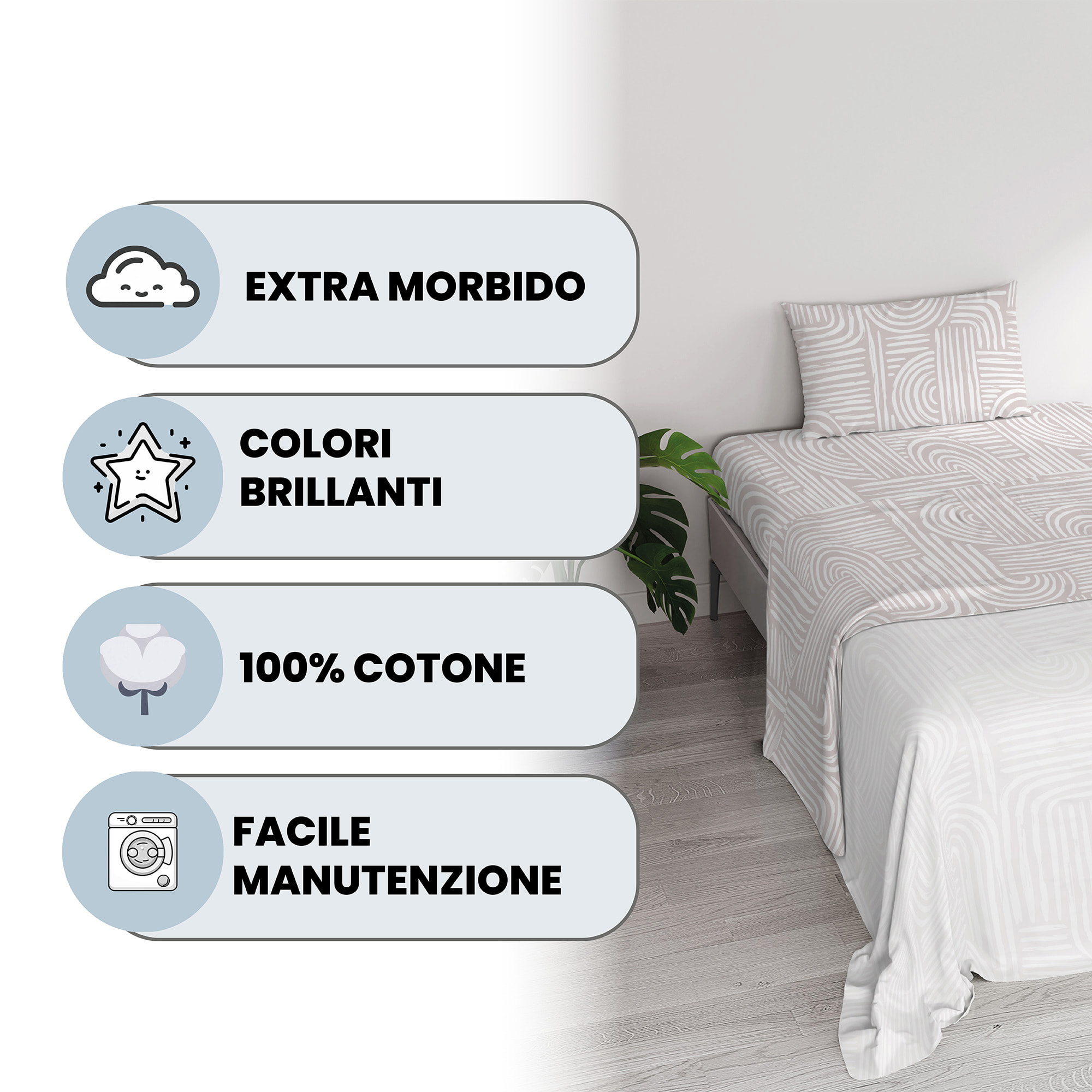 COMPLETO LETTO IDA SINGOLO