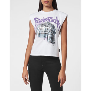 PHILIPP PLEIN Camiseta de tirantes SKULL