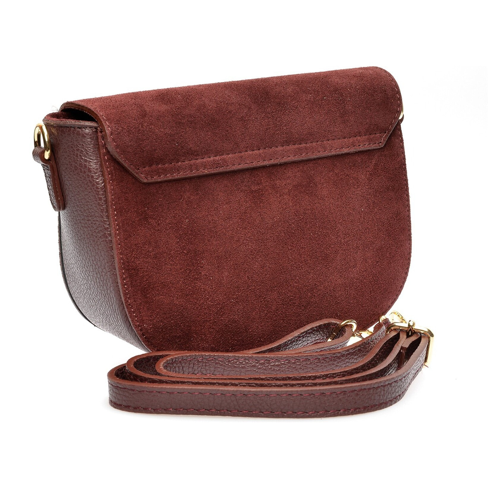 Borsa a spalla Anna Luchini Bordeaux