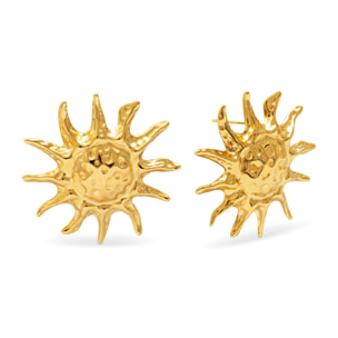 Orecchini Sun Light Acciao Placcato Oro