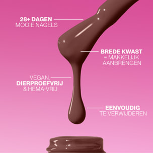 Vernis semi-permanent - 203 Chocolate Brown - 15 ml