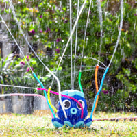 Giocattolo spruzzatore d'acqua Octodrop - blu - 17x14,5x18,5 cm - + 3 anni