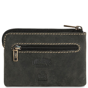 Monedero Piel Hombre Lois Brock Negro