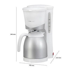 Cafetière thermos 8-10 tasses 1L Clatronic KA 3327 Blanc