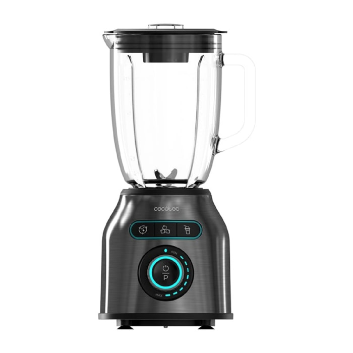 Cecotec Batidora de vaso Power Black Titanium 2200MAX Smooth