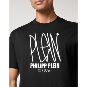 PHILIPP PLEIN Camiseta de cuello redondo y manga corta SKULL