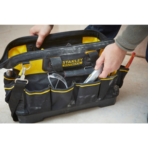 Sac à outils 45 cm Base rigide et résistante à l'eau avec bandoulière solide STANLEY FATMAX 1-93-950