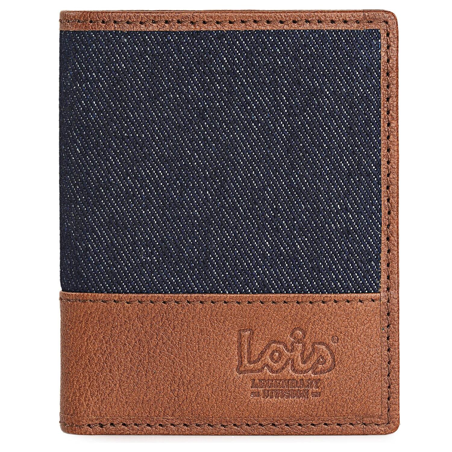 Cartera Hombre Piel Lois Rogers Azul