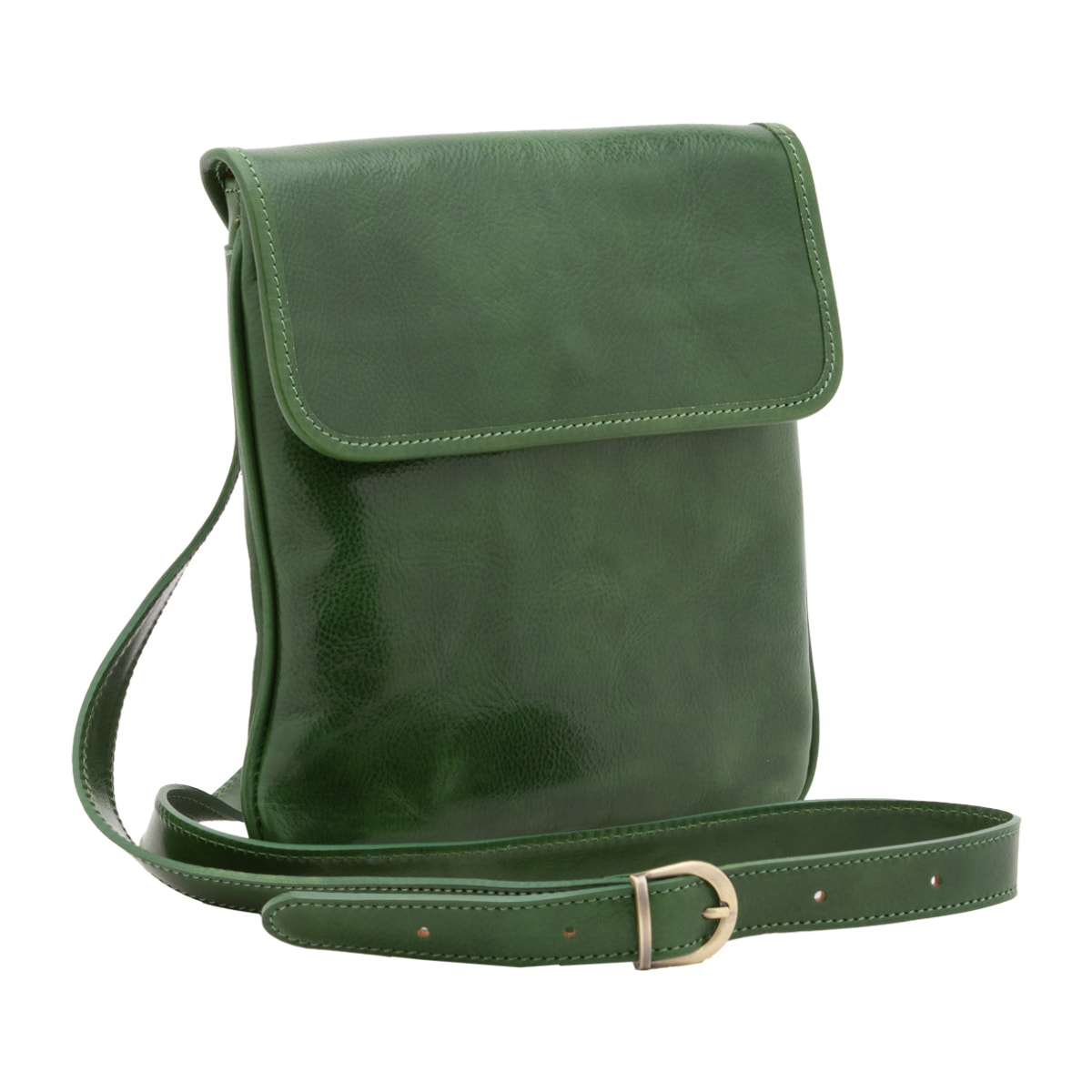 Borsa a tracolla  da uomo In Vera pelle Made in Italy 25x23x4 cm