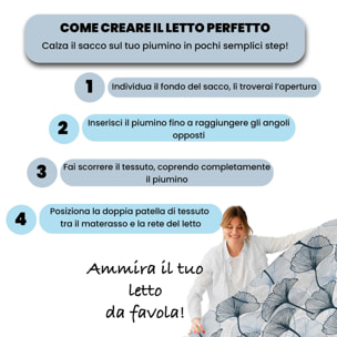 PARURE COPRIPIUMINO INFINITY - 100% Microfibra