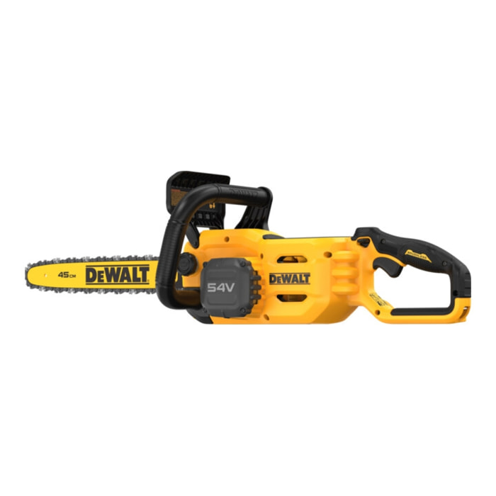 Tronçonneuse à chaîne sans fil DEWALT 54 volts 45cm - Sans batterie, ni chargeur - DCMCS574N-XJ