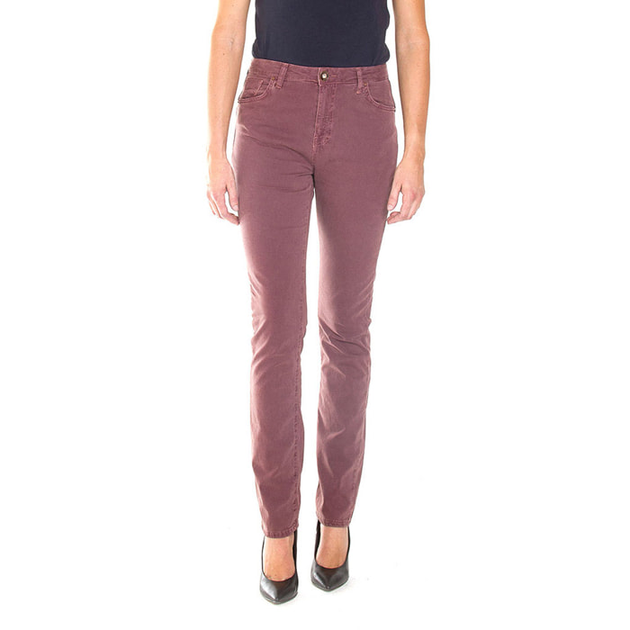 PANTALONE IN GABARDINA MOD.753 . Vita alta e gamba confortevole.