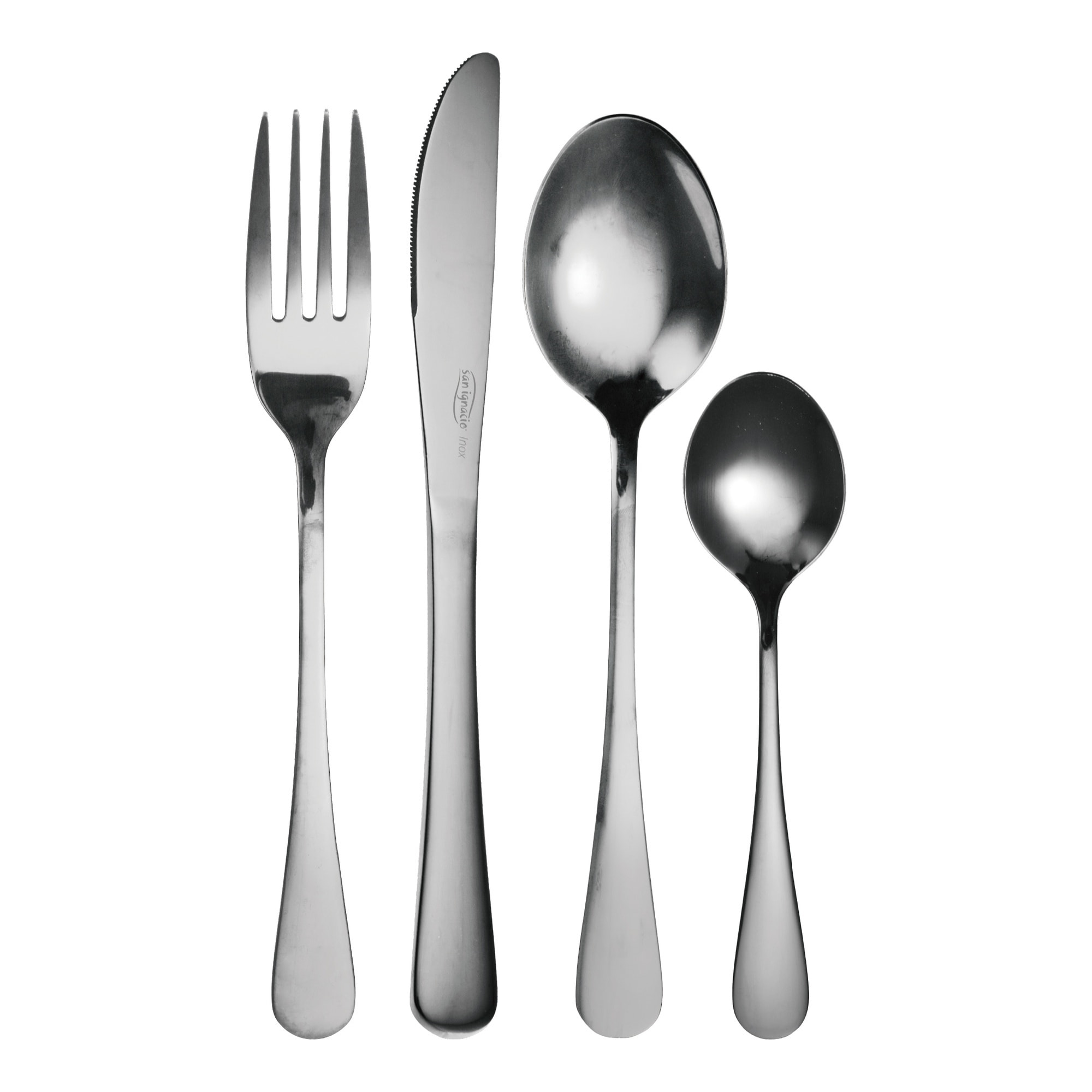 Juego de cubiertos 24 pzs acero inox munich