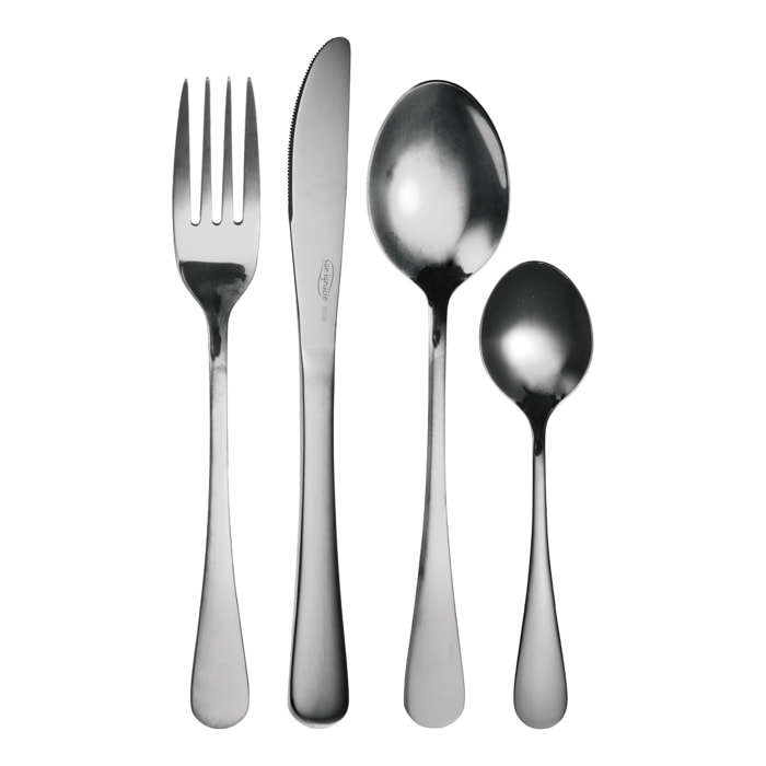 Juego de cubiertos 24 pzs acero inox munich