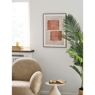 Stampa su tela Mina No.2 — beige e terracotta 50x70 cm