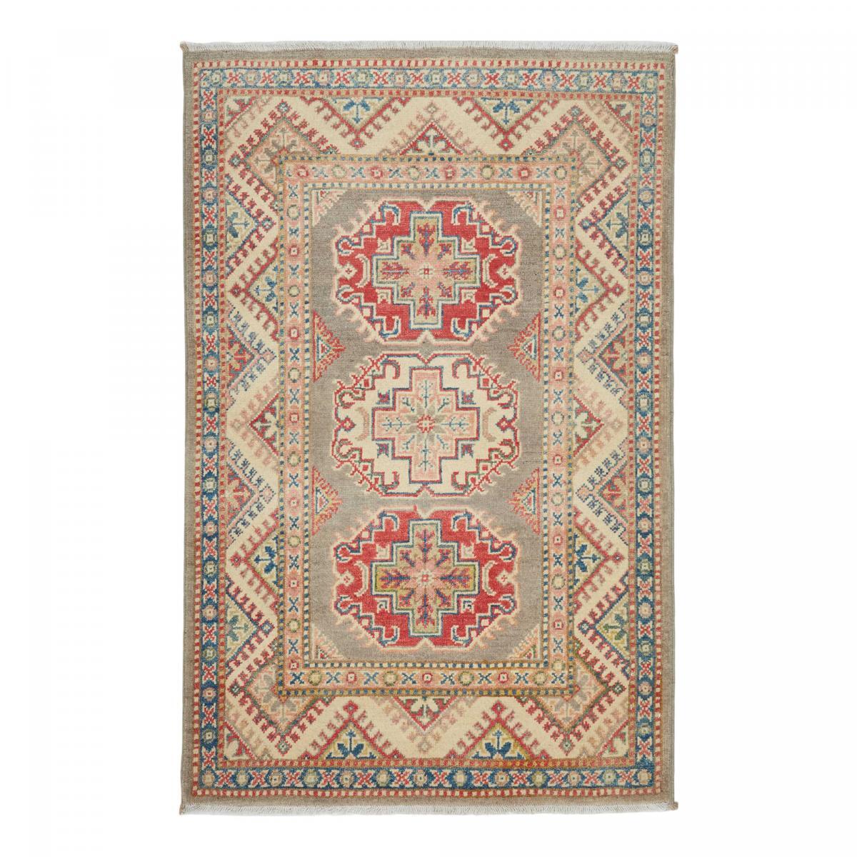 Tapis salon géométrique, noué main en laine, IRAN