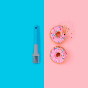 Pinceau à pâtisserie turquoise 24 cm en plastique Tasty Pâtisserie