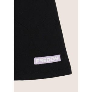 Gonna Bambina a trapezio in cotone texturizzato