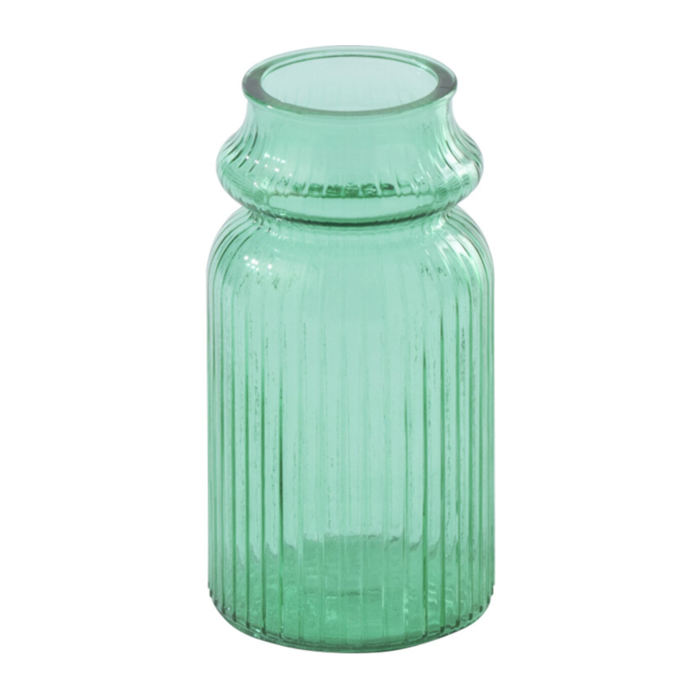 J-Line Vase Ligné - verre - vert émeraude