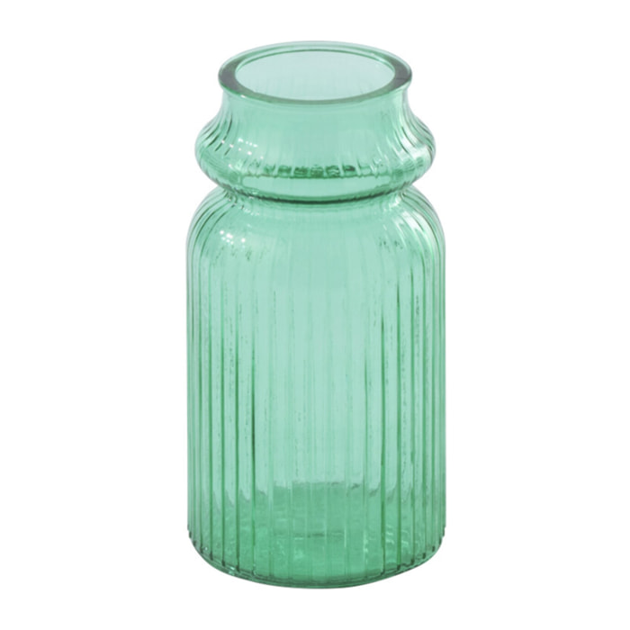J-Line Vase Ligné - verre - vert émeraude