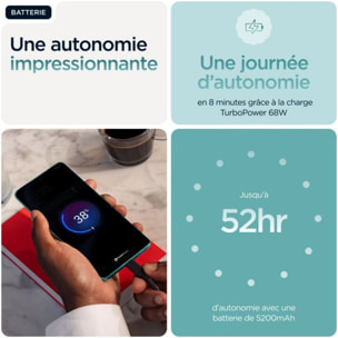 Smartphone MOTOROLA Edge 60 Fusion Amazonite 256Go